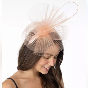 Ruffled Net Fascinator Organza Church Kentucky Derby Hat
